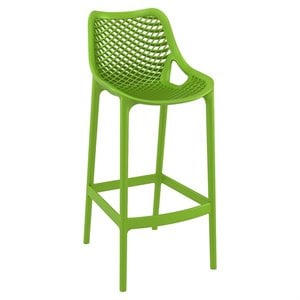 compamia air patio bar stool in tropical green