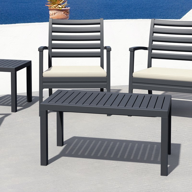 Compamia Ocean Coffee Table in Dark Gray