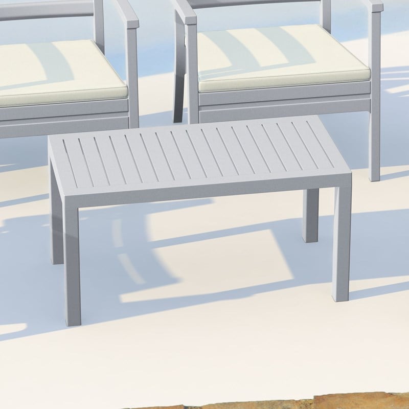 Compamia Ocean Coffee Table in Silver Gray