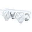 Compamia Aqua Modern Resin Pool Chaise Lounge in White Finish