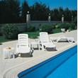 Compamia Sunrise Pool Chaise Lounge in White
