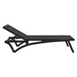 Compamia Pacific Chaise Lounge with Black Sling in Black Set of 2