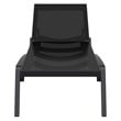 Compamia Pacific Chaise Lounge with Black Sling in Black Set of 2