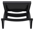 Compamia Pacific Chaise Lounge with Black Sling in Black Set of 2
