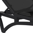 Compamia Pacific Chaise Lounge with Black Sling in Black Set of 2