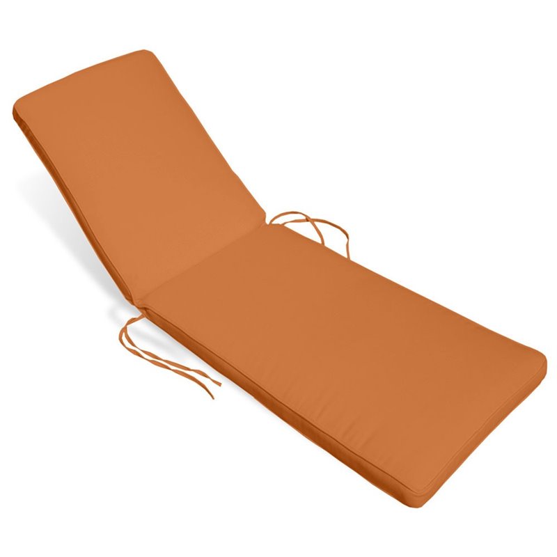 Compamia Aqua Chaise Lounge Cushion in Tuscan