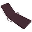 Compamia Aqua Chaise Lounge Cushion in Walnut