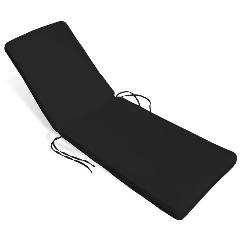 Compamia Sunrise Chaise Lounge Cushion In Black Compamia Sunrise Chaise Lounge Cushion In Black