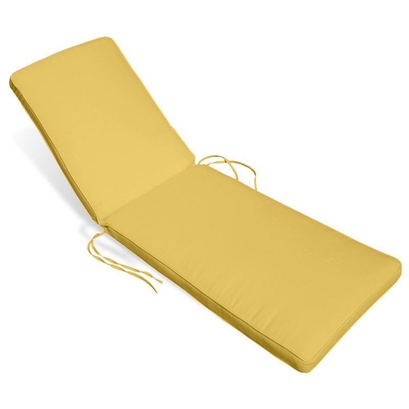 Compamia Sundance Chaise Lounge Cushion in Buttercup