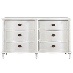 Universal Furniture Curated Amity 6 Drawer Dresser in Cotton