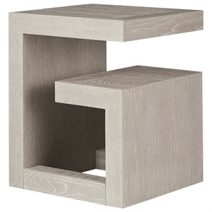universal furniture reversible nightstand in quartz