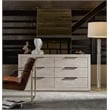 Universal Furniture Huston 6 Drawer Double Dresser in Quartz