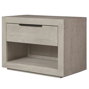universal furniture huston 1 drawer nightstand in quartz