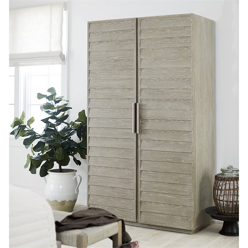 Universal Furniture Zephyr Chifforobe in Gray and Silver 758160