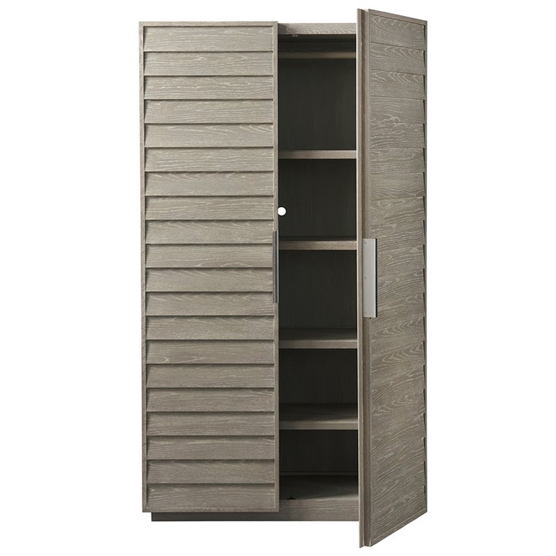 Universal Furniture Zephyr Chifforobe in Gray and Silver 758160
