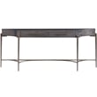 Universal Furniture Curated Oslo Wood Console Table in Onyx Brown