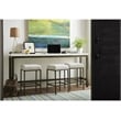 Universal Furniture Curated Essence Metal Console Table w/Stools in Bronze