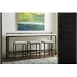 Universal Furniture Curated Essence Metal Console Table w/Stools in Bronze