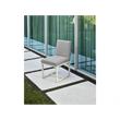 Modern Carter Upholstered Dining Side Chair Set of Two in Quartz Gray Finish