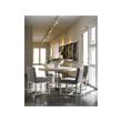 Modern Carter Upholstered Dining Side Chair Set of Two in Quartz Gray Finish