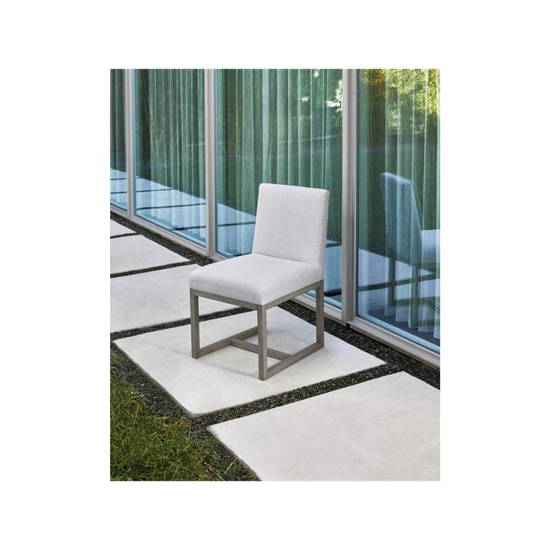Universal Furniture Modern Carter Fabric Side Chair Set of 2 in White