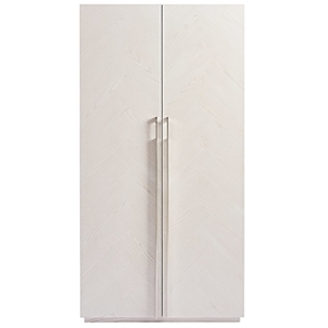 decorum armoire in ivory off white finish