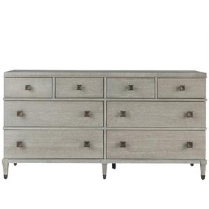 Universal Furniture The Playlist Wood Dresser in Smoke on the Water Gray Finish