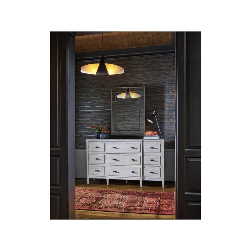 Universal Furniture Midtown Wood Dresser in Flannel Beige Finish