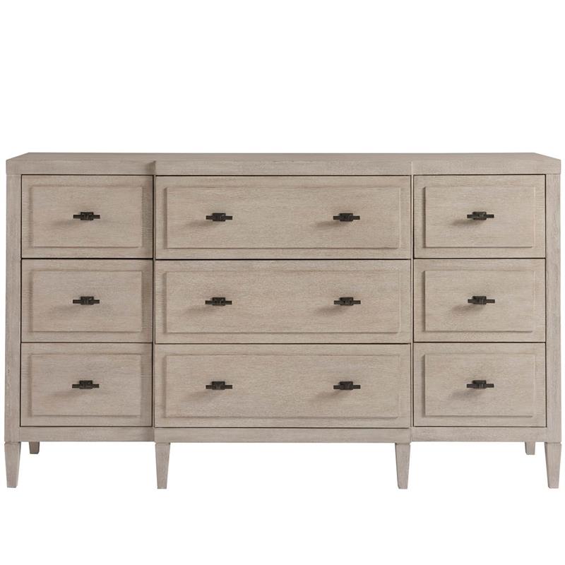 Universal Furniture Midtown Wood Dresser in Flannel Beige Finish
