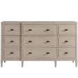 Universal Furniture Midtown Wood Dresser in Flannel Beige Finish