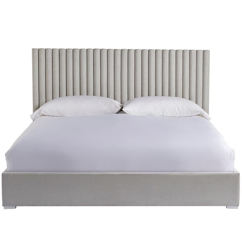 Universal Furniture Decker Fabric Queen Panel Bed with Wall Panels in Beige