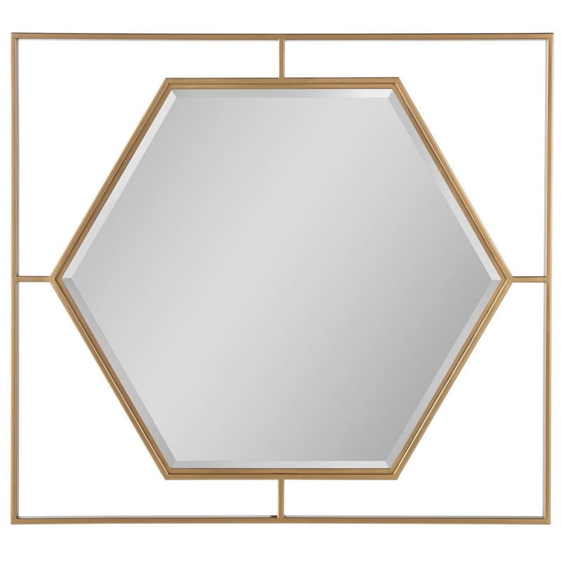 Miranda Kerr by Universal Furniture Metal Love Joy Bliss Mirror in Gold