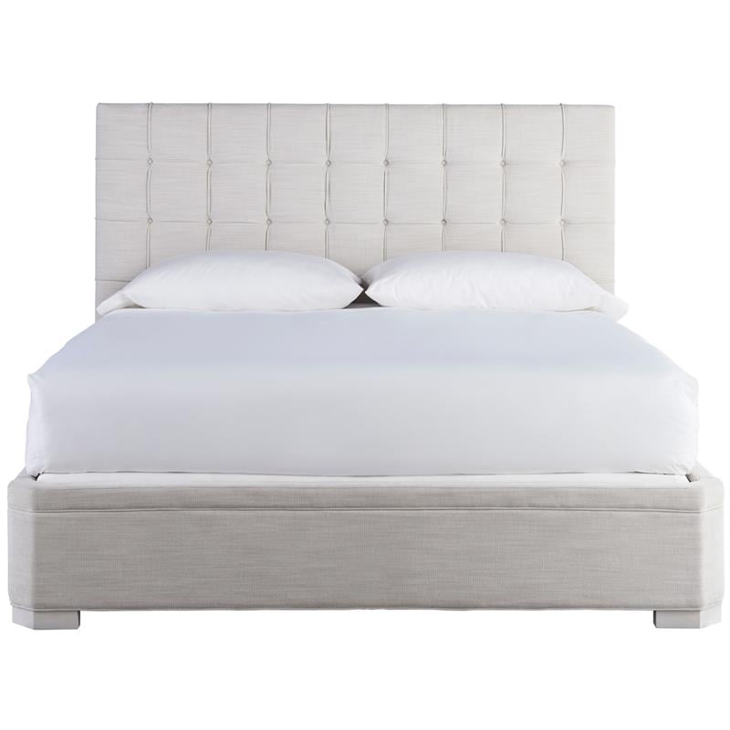 Universal Furniture Miranda Kerr Uptown Fabric Queen Bed in Gray