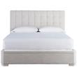 Universal Furniture Miranda Kerr Uptown Fabric Queen Bed in Gray
