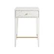 Mirand Kerr by Universal Furniture Love Joy Bliss Wood Bedside Table in White