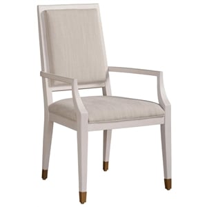 mirand kerr by universal furniture wood dining arm chair (set of 2) in white