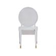 Mirand Kerr Oval Back Dining Wood Side Chair (Set of 2) in White