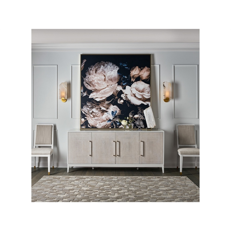Miranda Kerr by Universal Furniture Desert Rose Wood Credenza in White