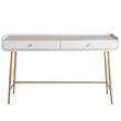 Miranda Kerr by Universal Furniture Allure Wood Vanity Desk in White