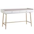 Miranda Kerr by Universal Furniture Allure Wood Vanity Desk in White