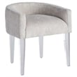 Miranda Kerr by Universal Furniture Love Joy Bliss Fabric Vanity Chair in White