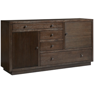 universal furniture remington oak console in rustic brown