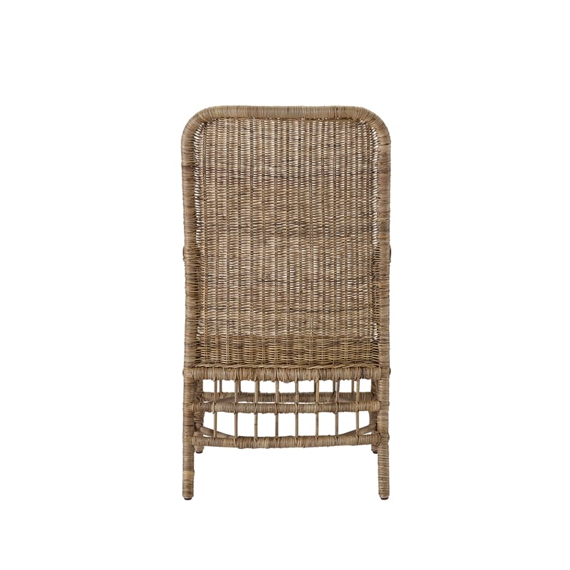 Universal Furniture Modern Farmhouse Wood Arm Chair in weathered natural cane