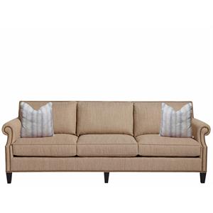 Universal Furniture Upholstered Maria Sofa in Tan Fabric