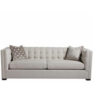 Universal Furniture Upholstered Quincey Sofa in Gray High Performance Fabric