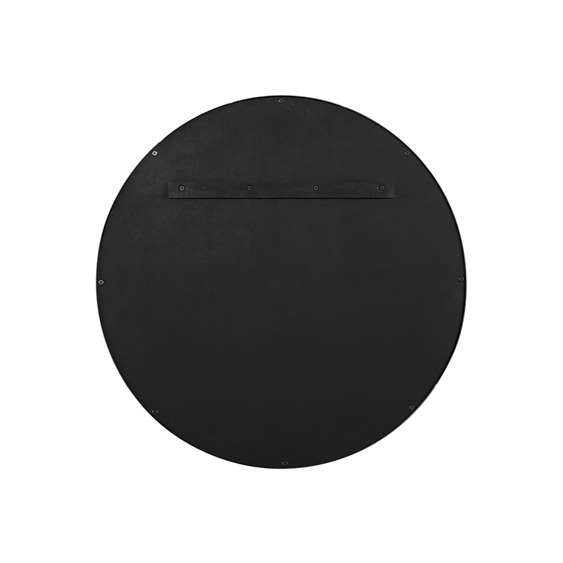 universal furniture modern nomad round mirror in tan tech oak