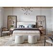 Universal Furniture Modern Nomad Nomad King Bed in Tan Tech Oak Wood