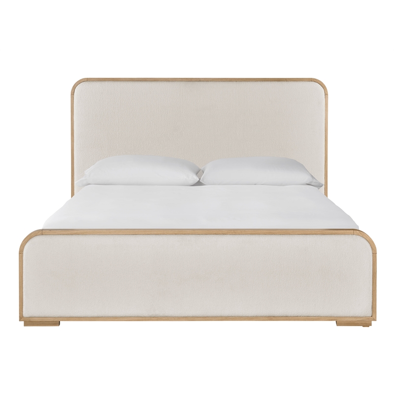 Universal Furniture Modern Nomad Nomad King Bed in Tan Tech Oak Wood
