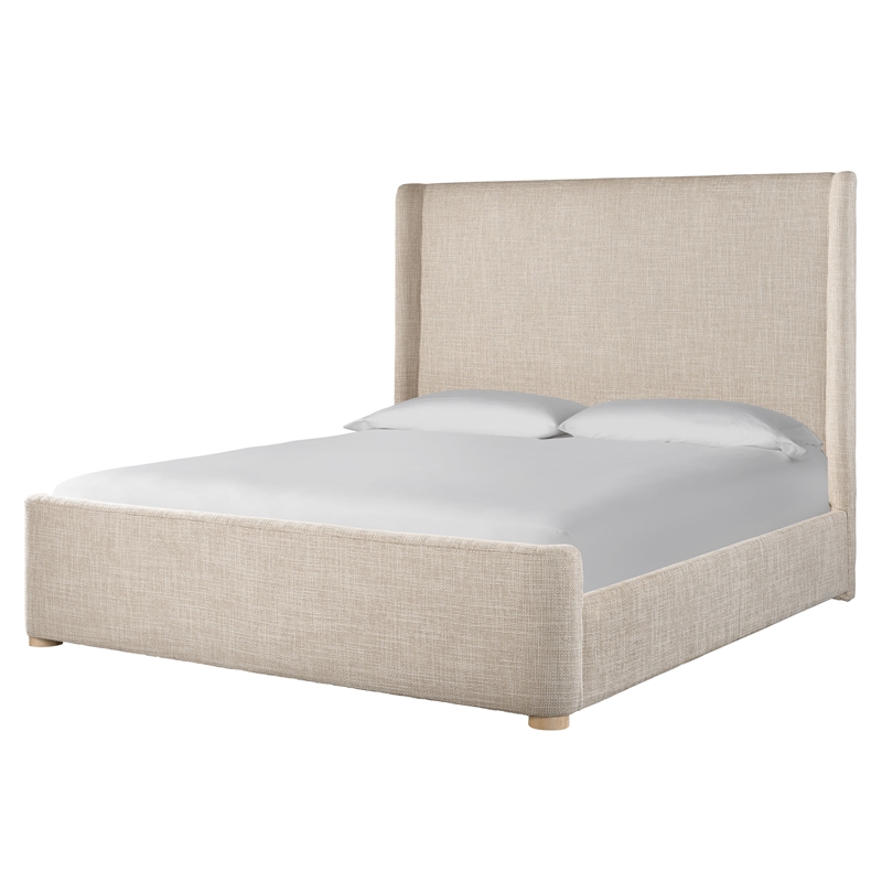 Universal Furniture Modern Nomad Daybreak Queen Bed in Tan Tech Oak