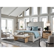 Universal Furniture Modern Nomad Daybreak Queen Bed in Tan Tech Oak